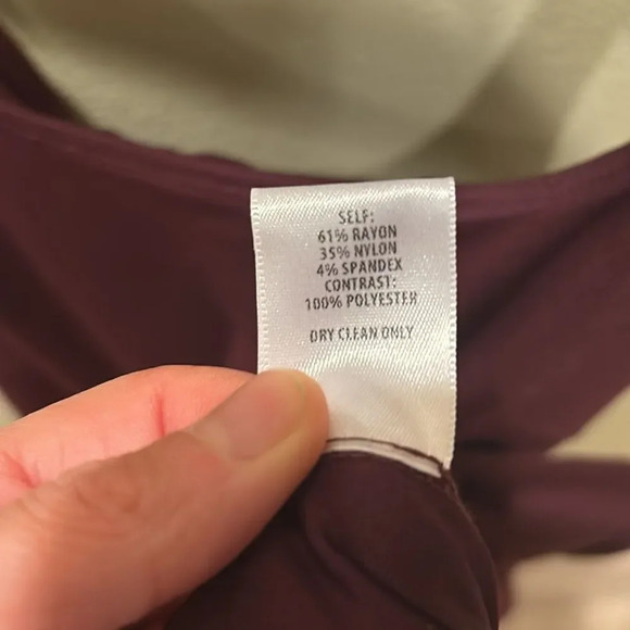 Bailey 44 Maroon woman's dress - Picture 9 of 9